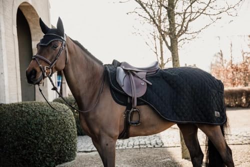 Couvre reins Kentucky noir protégeant le dos du cheval au travail - 3