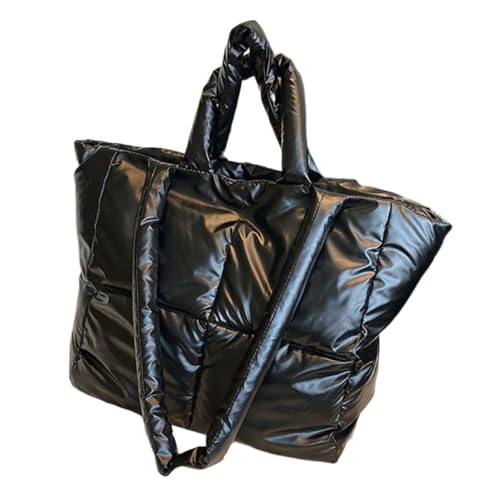 Healeved Bolso Tote Grande para Mujer Bolso de Hombro Resistente al Agua Diseño Espacioso para Compras y Trabajo y Elegante para Uso Diario Negro