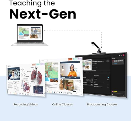 Image of TutorPlus (2nd Gen) - Interactive Teaching Device That converts Your Existing Monitor /Display 81.28 cm to 165.1 cm (32 inch to 65 inch) into a Digital whiteboard for Online Classes & Live Streaming On YouTube