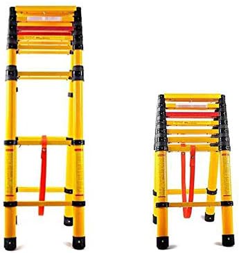 TWW Ladder Electrician Ladder Telescopic Ladder Herringbone Ladder Joint Ladder Communication FRP Lifting Ladder 2.5M 5M Straight Ladder,5 Meters