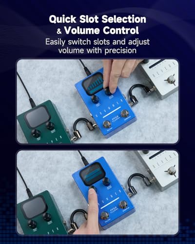Image of FLAMMA FF02 Drum Machine Guitar Pedal - 121 Drum Grooves, 11 Music Genres, Tap Tempo, Adjustable Rhythms, Stereo I /O for Live & Studio Use