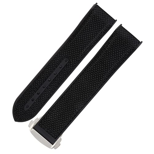 Bracelet de montre 20mm Omega Seamaster caoutchouc cuir nylon boucle