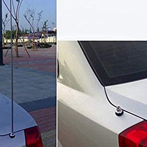 Antenne De Voiture Antenne Amplifiée Amplifiée Automatique Radio FM AM Avec Mât De Toit Pour Voiture(9 Pouces