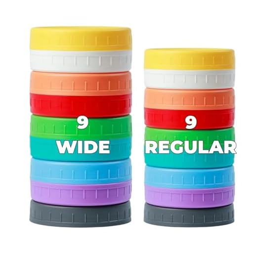 Bedgeta 18-Pack Wide and Regular Mason Lids