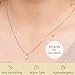 MAX + STONE 14K Yellow Gold Solitaire Cubic Zirconia Pendant Necklace | 6.5mm Real Solid 14K Solid Gold Necklaces for Women | Anti Tarnish CZ Pendant with 18 Inch Box Chain