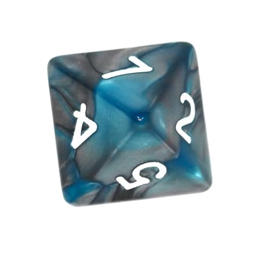 REBEL - Set di dadi RPG - Bicolore - Acciaio e Blu...