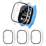 Butifacion 【3-Pack】 Splashproof Cases Compatible with Gizmo Watch 3 Screen Protector for Kids, All-Around Protective Cover with Gizmo 3 Screen Protector Only for Verizon Gizmo Watch 3，Clear*3