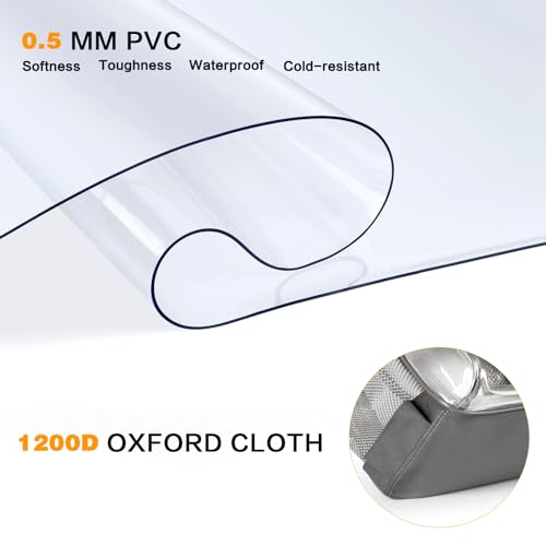 Image of PAMANO Clear Backpack Heavy Duty Transparent See Through Bag for College Work Travel Security