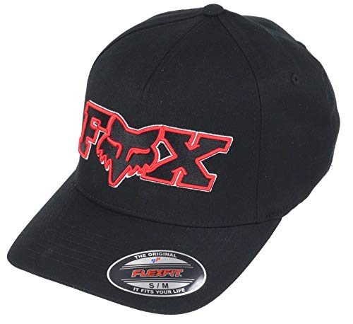 Fox Racing Standard Baseball, Black RED, Large XLarge