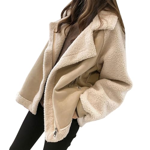 Veste polaire femme grande taille manteau chaud hiver patchwork