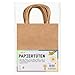 Produktbild folia 21810 - Papiertüten aus Kraftpapier, Geschenktüten, 20 Stück, 18 x 8 x 21 cm, natur - zum Basteln, Verzieren und Verschenken