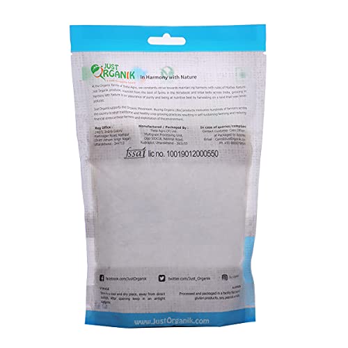 Image of Just Organik Chana Whole (Kala Chana) 500gm, 100% Organic