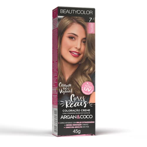 Coloração Individual BEAUTYCOLOR - 7.1 Louro Natural Acinzentado