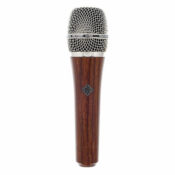Telefunken M80 Cherry Dynamic Handheld Vocal Microphone with On-Stage MS7701B Boom Microphone Stand and Professional Grade XLR Cable