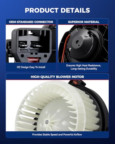 Image of KAX Blower Motor for Pilot 2016-2022, Ridgeline 2017-2023, MDX 2014-2020