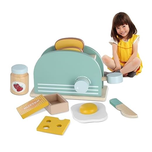 Electrodomésticos de cocina para niños, cocina infantil emergente, juego de tostadora de pan,huevos fritos y mantequilla,juguetes de madera,accesorios de cocina,fantasía de cocina,regalos niñas niños