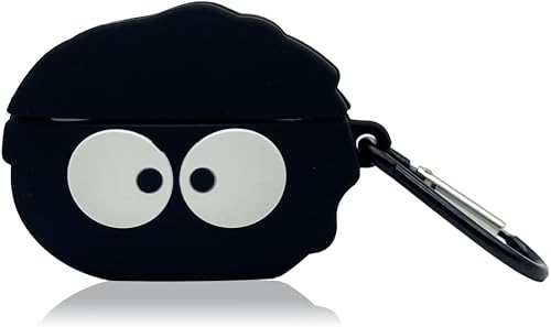 CellDesigns Funda protectora de goma de dibujos animados 3D a prueba de golpes para AirPods Pro Funda de carga (Soot Ball Sprites)