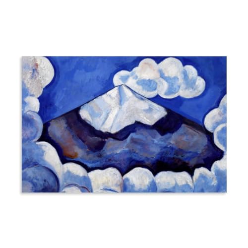 Popocatépetl tableau pour habiller un mur vide avec une estampe Marsden Hartley unframe