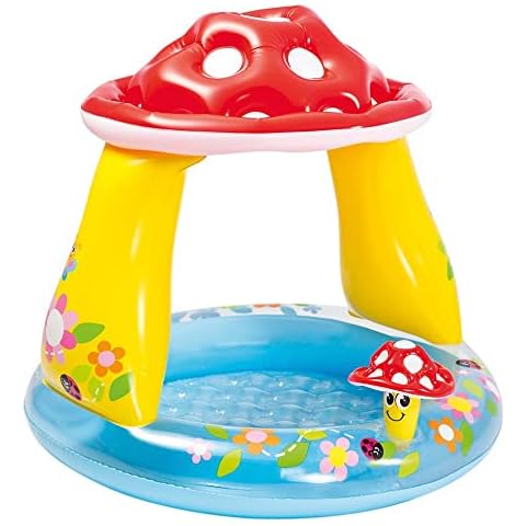 Intex Mushroom Baby Pool with Soft Floor Cover