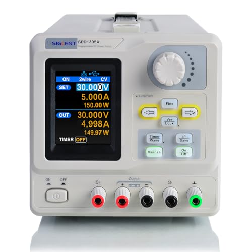 Siglent Technologies SPD1305X Programmable DC Power Supply 1 Channel,30 V / 5 A,150W