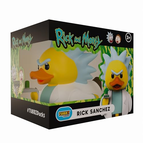 TUBBZ Edizione Scatola: Rick & Morty – Rick Sanchez Anatra Cosplay da Collezione in Vinile – Prodotto Ufficiale per i Fan di Rick e Morty