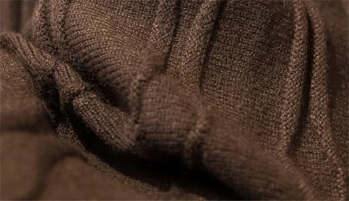 Women Black High Waist Sweater Skirt Winter Slim A Line Vintage Knitted Midi Skirts Coffee XL2