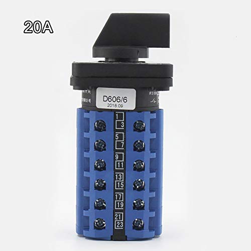 Commutatore 20 a 3 Posizioni 24 Morsetti 380 V