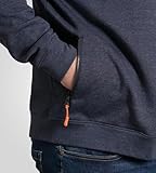 Duke Mens Mansfield Fleece Backed Full Zip Hoodie - Blue - 3XL - Image 3