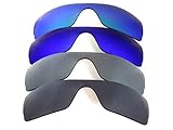  GALAXYLENSE Lentes de reemplazo para Oakley Batwolf para hombre o mujer 130x1.5x43 Regular Negro y Gris y Azul y Verde