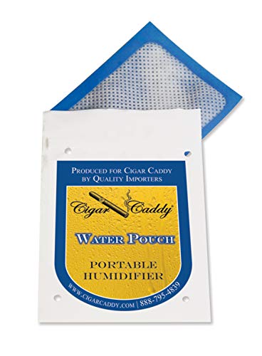 Cigar Caddy Dry Water Pouches, Dispodable, Portable Humidification, Pack of 144