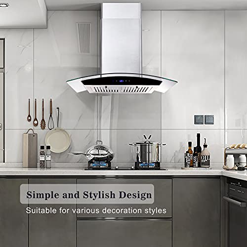 Tieasy USGD1875B Range Hood 30 Inch, Tieasy Wall Mount Kitchen Hood thumb #6