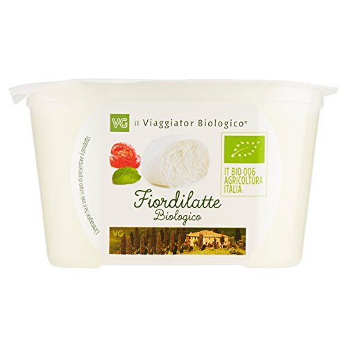 il Viaggiator Goloso Biologico Mozzarella Fiordilatte Biologica, 125g