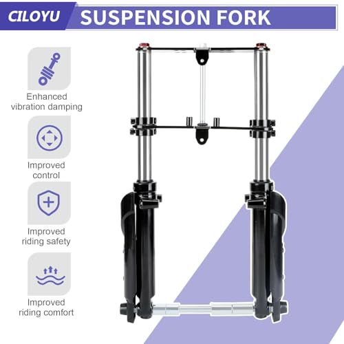 Image of Mini Bike Front Forks Suspension Kit Replacement for Coleman Minibike CT100U Monster Mega Moto 80 105cc Motovox MBX10 MBX11 Baja Doodlebug DB30 Trailmaster Storm 200 Parts 7 /8 Handlebar Risers