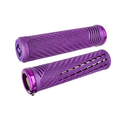 Poignées verrouillables Violet Old Dutch International ODI CF V2.1 pour cyclisme urbain