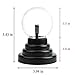 CozyCabin Mini Plasma Ball, 3 Inch Plasma Lamp Blue, Touch Sensitive Plasma Globe USB or Battery Powered, for Parties Kids Christmas Electronic Globe Static Ball