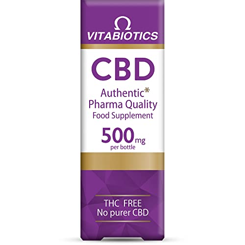 Vitabiotics Brains CBD Purity 99 Percent THC Free - 500 mg/bottle - Image 3