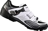 SHIMANO Unisex-Erwachsene SH-M163W Radsportschuhe-Mountainbike, Weiß (White), 43