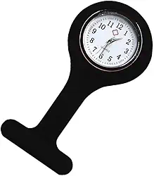 Relógio Lapela Para Enfermagem Bioland Cores (Preto)