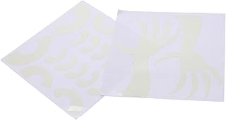 OSALADI 2 Folhas De Adesivos Fluorescentes De Halloween Decalque De Janela De Halloween Adesivos De Janela De Halloween Adesivos Assustadores De Janela Aderente Papel Fosco Decalque De
