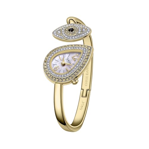 SAGA Angel's Eye Women's Luxury Cuff Bracelet...