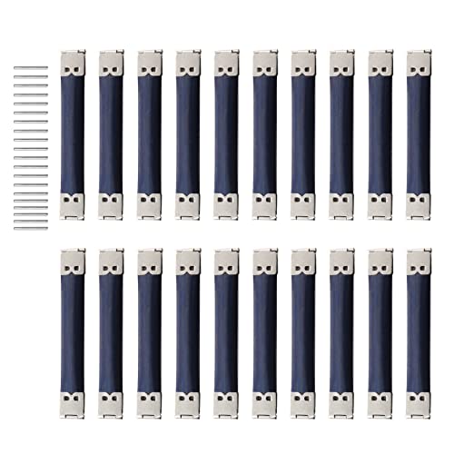 Murtenze 20Pack 100mm Metal Internal Flex Frame Kiss Clasp, Purse Frame Coin Handbag Hinges for Bag Coin Purse Handmade Wallet DIY Craft.
