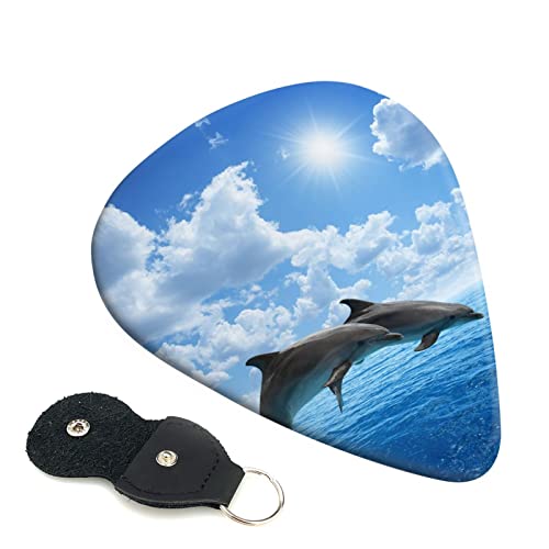 Ensemble de 6 médiators de guitare Two Dolphins pour guitare acoustique, guitare électrique, basse, ukulélé – fin, moyen… - Les Beatles, Paul McCartney, John Lennon, RIngo Starr, George Harrison Ensemble de 6 médiators de guitare Two Dolphins pour guitare acoustique, guitare électrique, basse, ukulélé - fin, moyen…