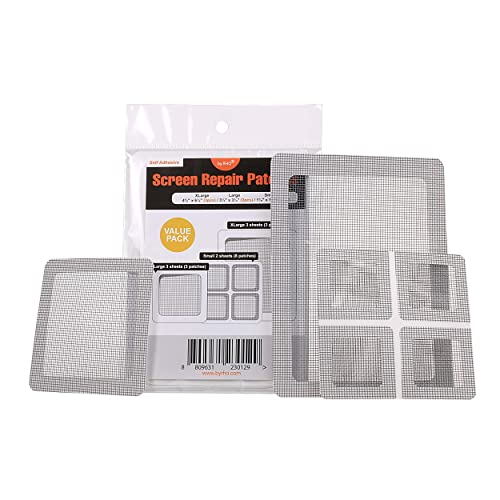 by.RHO Window and Door Screen Repair Patch kit. Valuekit, (4⅝