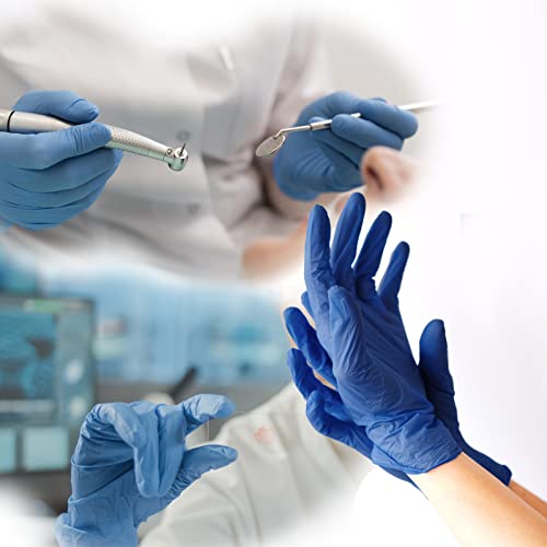 100 Pezzi Guanti Nitrile Taglia L Classificati DPI...