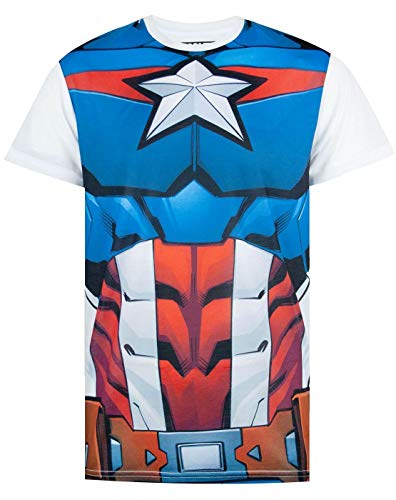 Captain America Marvel Costume T-Shirt