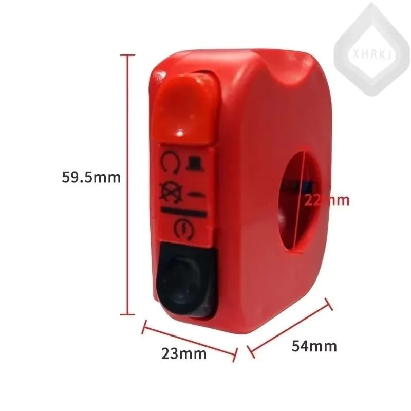 Interruptor de manillar para solucionar fallos de arranque y activar doble flash en moto 5