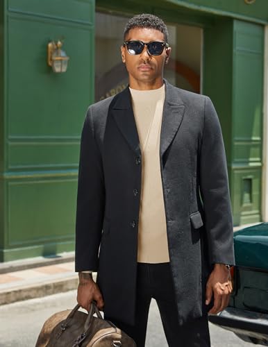 Pull à col roulé COOFANDY pour homme coupe ajustée et légère - 3