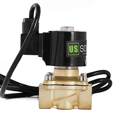 U.S. Solid 3/4" Brass Electric Solenoid Valve Underwater 110V AC