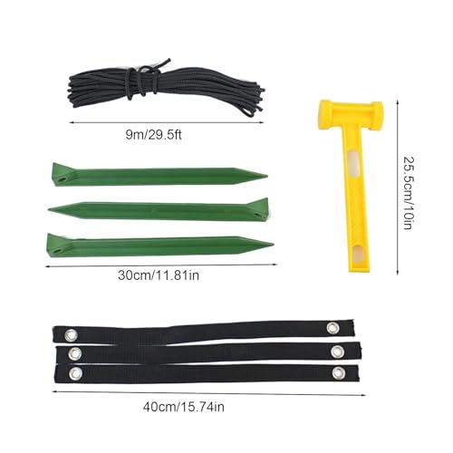 Kit de piquetage d'arbre résistant aux intempéries pour auvent - 6
