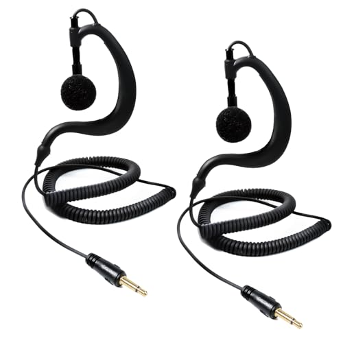 Image of HYSHIKRA 1 Pin 3.5mm Jack Headset 180° joint Reception Only Earpiece